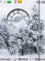 Winter Forest tema screenshot