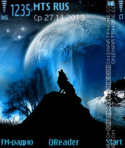 Capture d'écran Wolf-Song thème