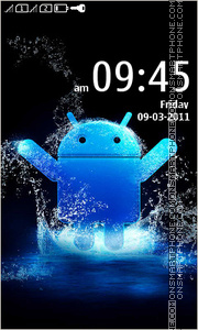 Capture d'écran Android 09 thème