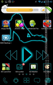 Poweramp Music Player Theme Theme-Screenshot