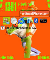 Frog 01 tema screenshot