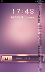Pink Dream 01 tema screenshot
