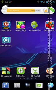 Honeycomb 05 theme screenshot