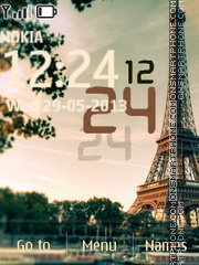 Скриншот темы Paris - Dream City