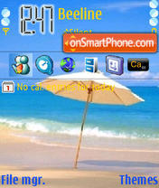 Beach 08 es el tema de pantalla