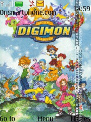 Digimon tema screenshot