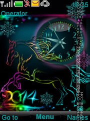 Year of a horse theme screenshot