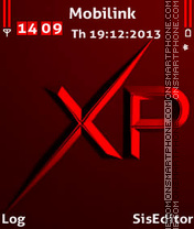 Capture d'écran Red xp thème