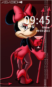 Bedeviled Minnie Theme-Screenshot
