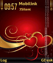 Valentine theme screenshot