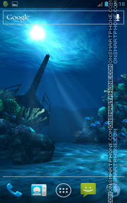 Скриншот темы Ocean HD 01