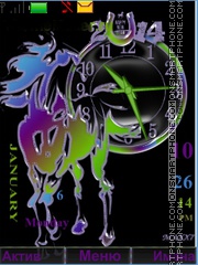 Capture d'écran Horse color thème
