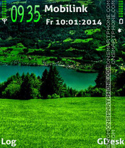 Green lake theme screenshot