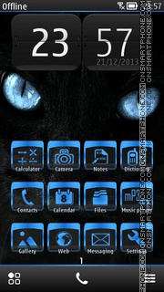 Black Cat 15 theme screenshot