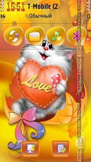Cat Lover 01 theme screenshot