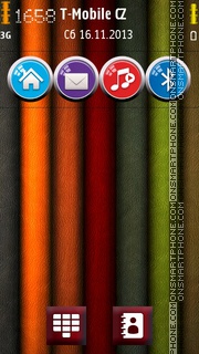 True Colours HD tema screenshot