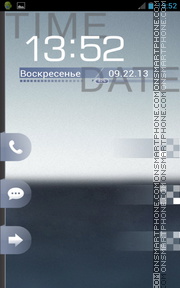 Grey Glass Box tema screenshot