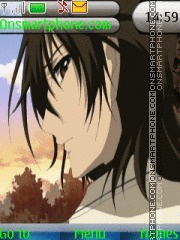 Capture d'écran Vampire Knight Kaname thème