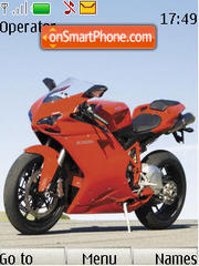 Ducati 01 tema screenshot
