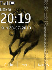 Mustang Horse 01 tema screenshot
