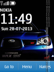 Subaru Impreza for Street Racing tema screenshot