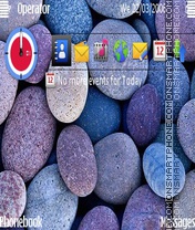 Скриншот темы Colourful stones