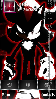 Shadow the Hedgehog tema screenshot