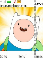 Скриншот темы Finn Adventure Time