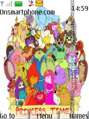 Capture d'écran Adventure Time Princess thème