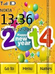 Happy new year 2014 02 tema screenshot