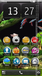 Little Aquarium 01 theme screenshot