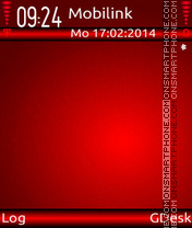 Shining red tema screenshot