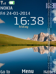 Samsung Tab Widget theme screenshot