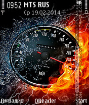 Speed-Fire theme screenshot