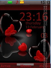 Hearts theme screenshot