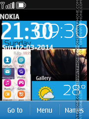 Capture d'écran Lumia style thème