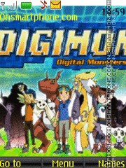 Скриншот темы Digimon Tamers