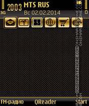 GoldenShade theme screenshot
