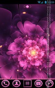 Скриншот темы Flower