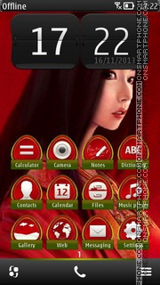 Capture d'écran Geisha 03 thème