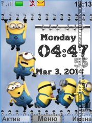 Minions tema screenshot