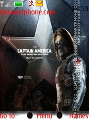 Captain America Winter Soldier tema screenshot