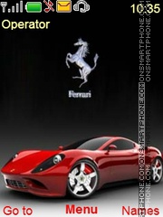 Ferrari Pocono theme screenshot