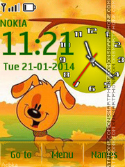 Cartoon Puppy theme screenshot