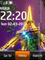 Eiffel Tower 18 tema screenshot
