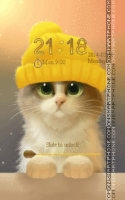 Capture d'écran LoveLy Cat thème