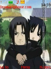 Sasuke e Itachi Naruto tema screenshot