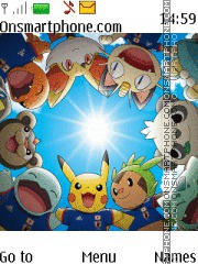 Скриншот темы Pokemon Seleccion Japon