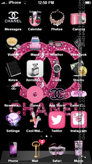Chanel 05 theme screenshot