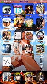 Скриншот темы Naruto Shippuden 07